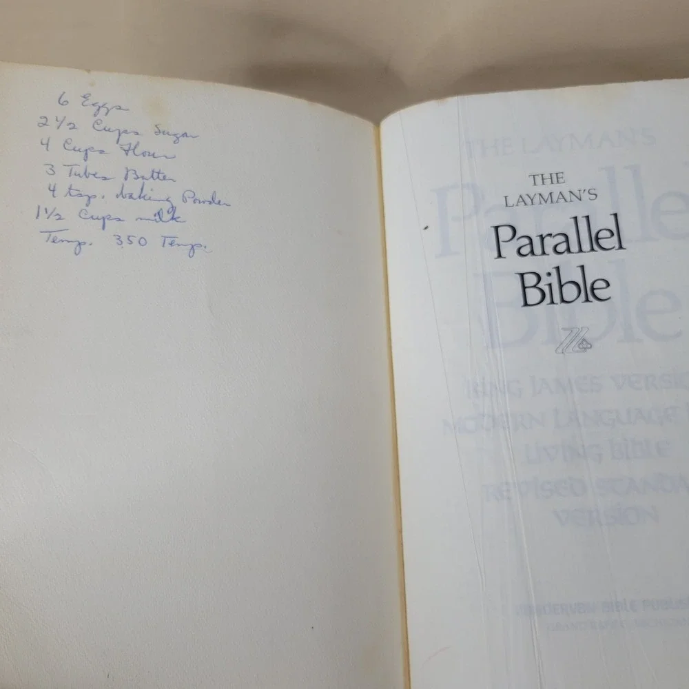 The Laymans Parallel Bible Comparing Four Popular Translations 1973